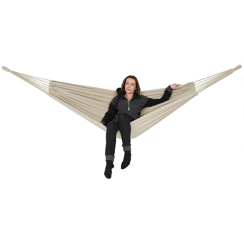 GARDEN HAMMOCK FOR 1 PERSON 200X100CM WITH ECRU COVER 1065427 Home and Garden/Garden Your Sports Performance