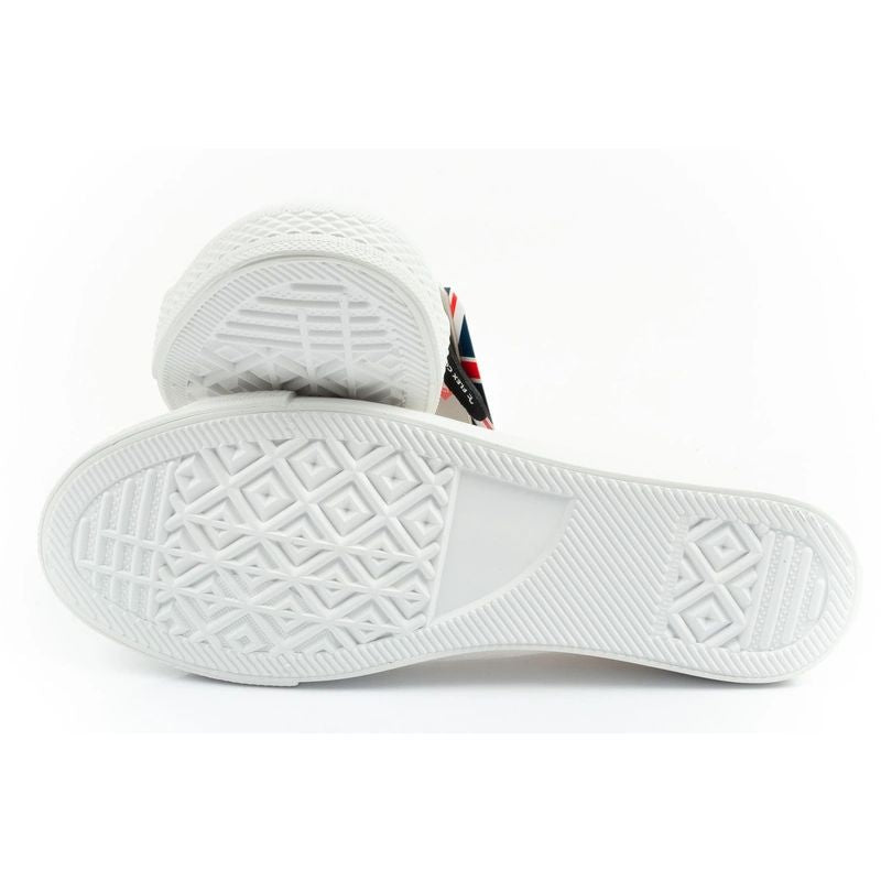 Lee Cooper shoes women's sneakers sporty white slip-on ballet flats