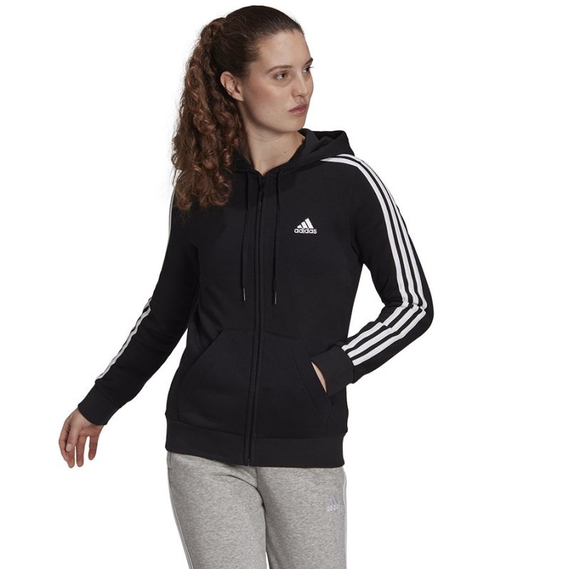 Adidas 3 Stripes FL Full-Zip Hoodie W GM5567 Clothing/Training Adidas