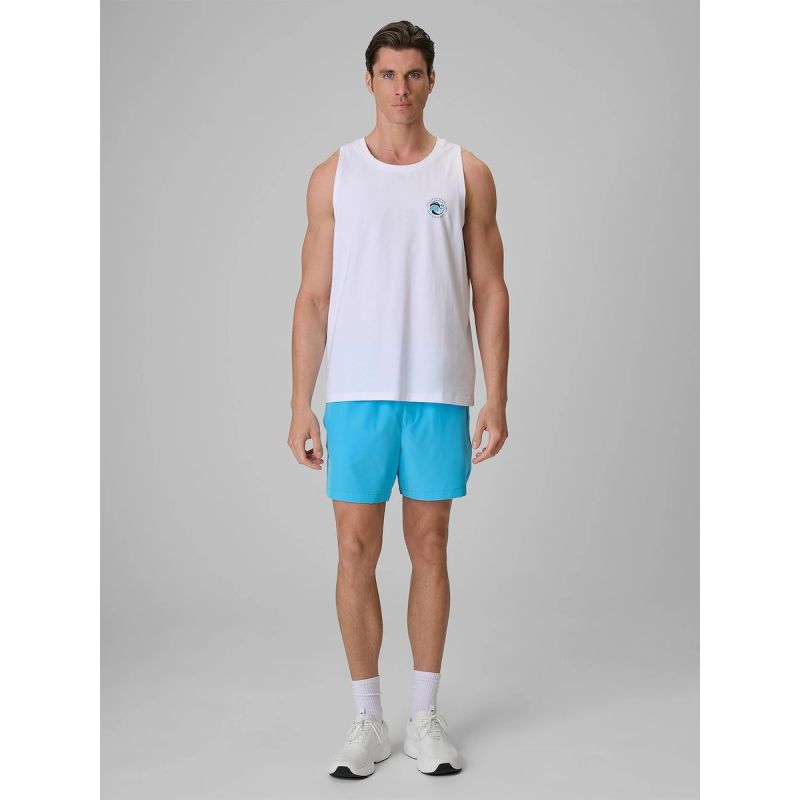 Men's regular sleeveless T-shirt with print 4F 4FRSS26TSLEM366-10S 4f