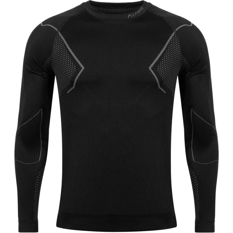Alpinus Active Base Layer Set thermoactive underwear black and gray M GT43257 Clothing/Ski/Alpinus Your Sports Performance