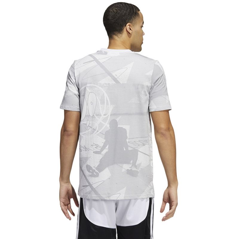 Adidas Iginite Aop Tee M HL0087 Clothing/Lifestyle/T-shirts Adidas