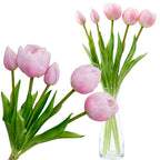 BOUQUET OF 5 PINK PEONY TULIPS 39 CM LIFE-LIKE SPRING DECORATION Home and Garden/Equipment Your Sports Performance