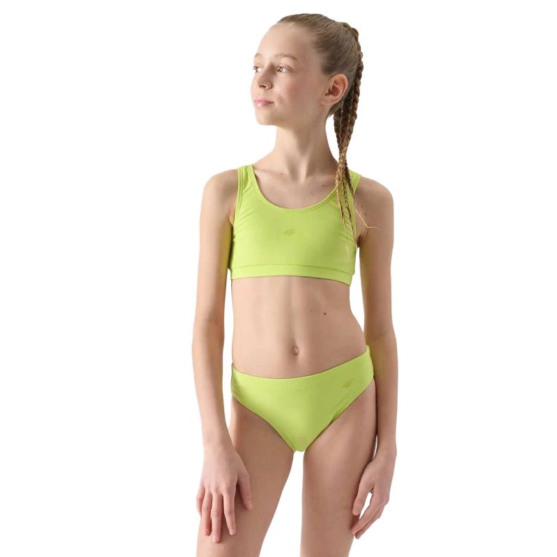 Girls' two-piece swimsuit 4F JUNIOR 4FJWMM00UBKSF027-45S *Kategoria tymczasowa Your Sports Performance