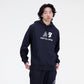 New Balance Essentials Stacked Logo Frenc M Hoodie MT31537BK Clothing/Outdoor New Balance