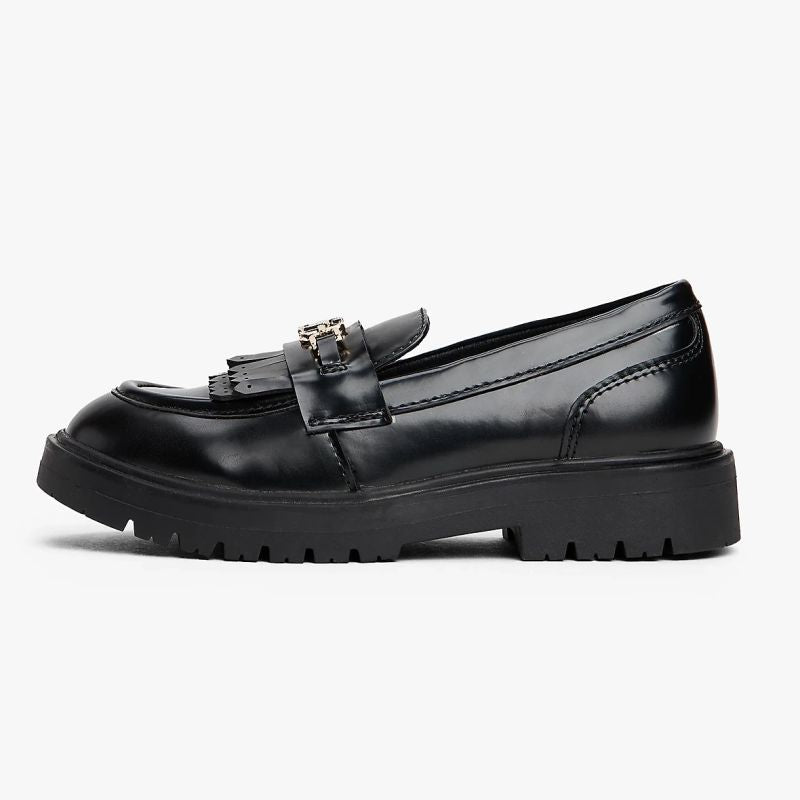 Tommy Hilfiger women's loafers LOW CUT SHOE T3A4-34011-1453999 999 BLACK WD