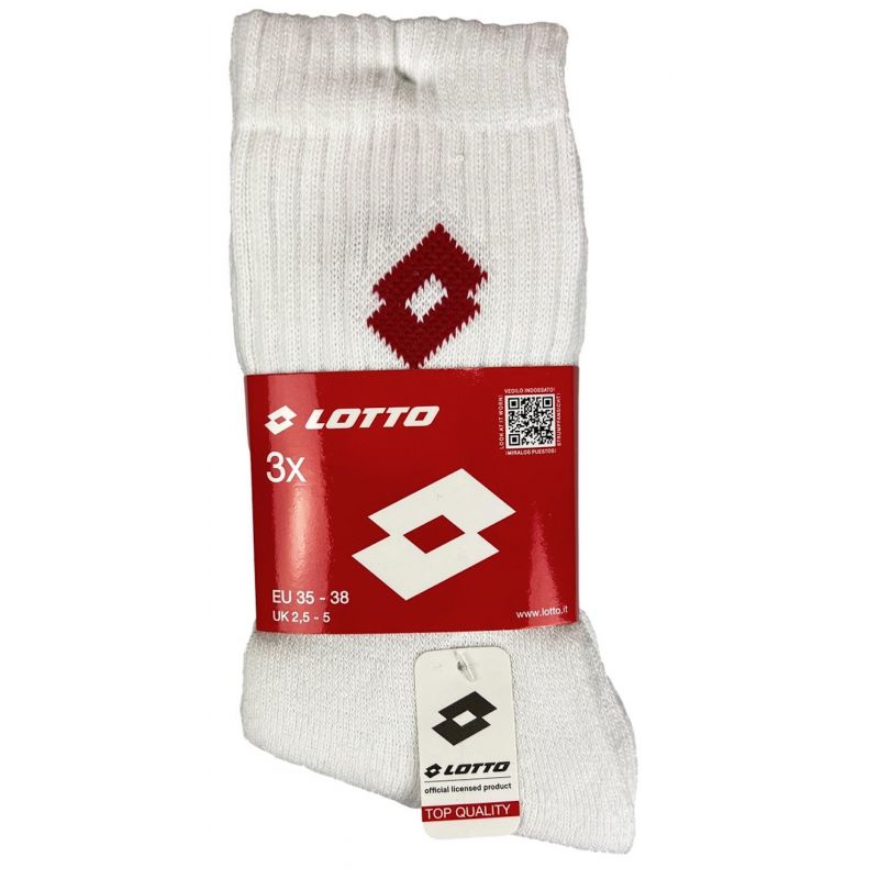Terry socks LOTTO white 3 pairs 069609 Clothing/Lifestyle/Socks/Nike Your Sports Performance
