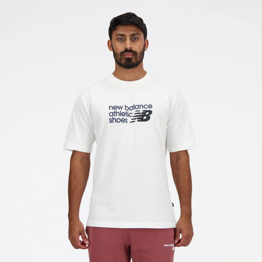 New Balance S/S Brand T-Sh M MT41524WT T-shirt Clothing/Lifestyle/T-shirts/New Balance New Balance