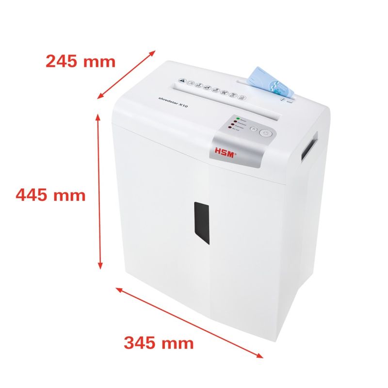 HSM Shredstar S10 Shredder, 18L 6.0 mm Urządzenia biurowe/Niszczarki Your Sports Performance