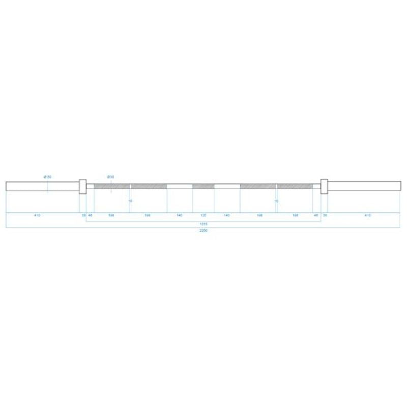 Olympic neck HMS BLACK GO700 Accessories/Training equipment Your Sports Performance