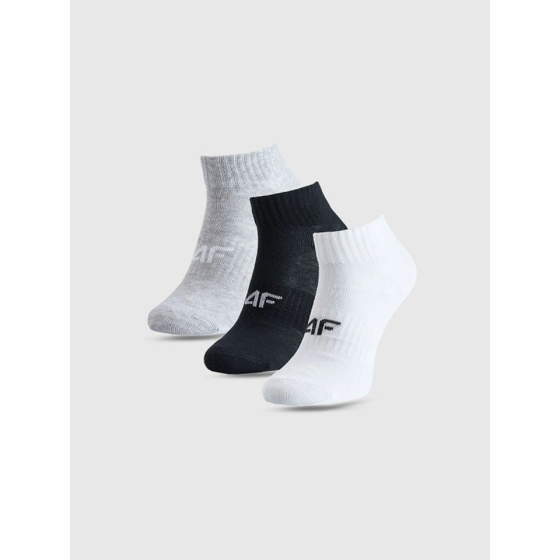 Boys' casual ankle socks (3-pack) 4F 4FJWMM00USOCM499-94S 4f