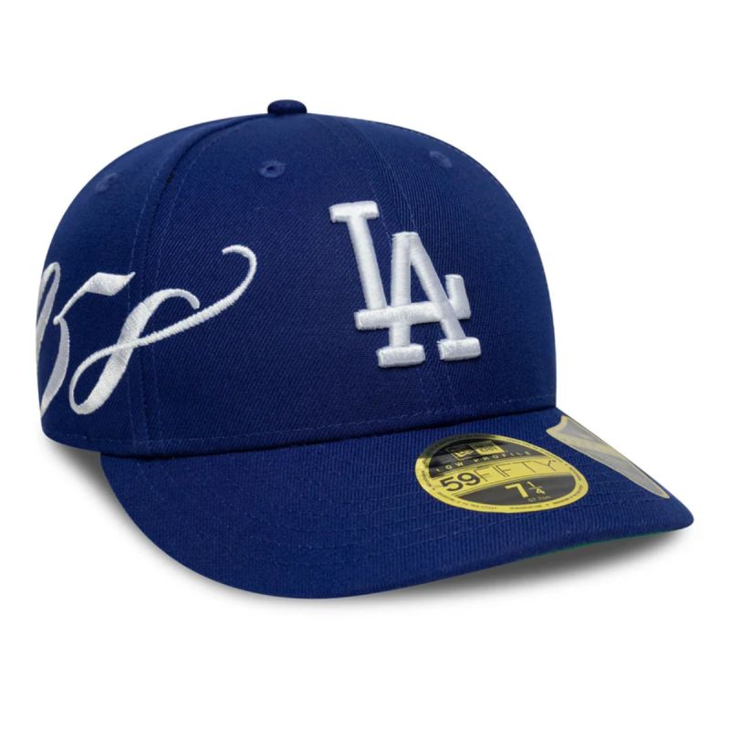 New Era 59FIFTY MLB LA Los Angeles Dodgers Est Script Low Profile Cap - 60771830 New Era