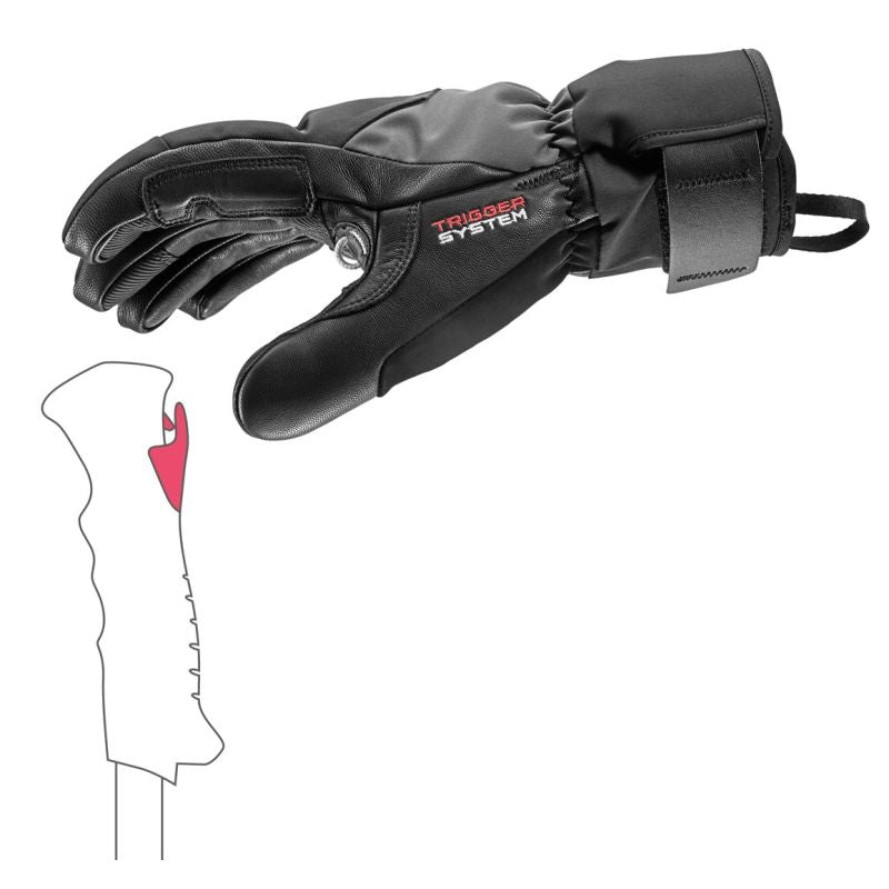 Leki Hevon Thermo 3D Ski Gloves - Black Clothing Your Sports Performance