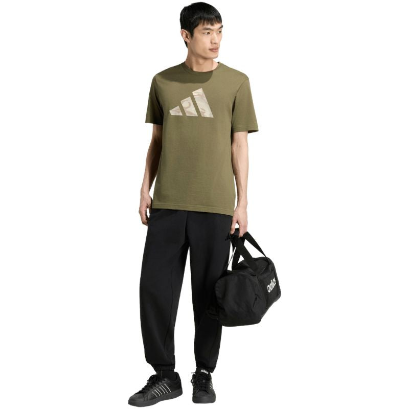 adidas Camo Three Bar Logo Graphic Men's T-Shirt KT1685