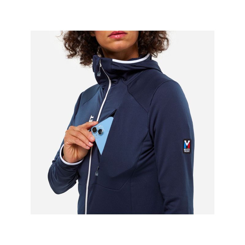 MILLET Trilogy Icon Lightgrid HW Navy Blue Women's Sweatshirt