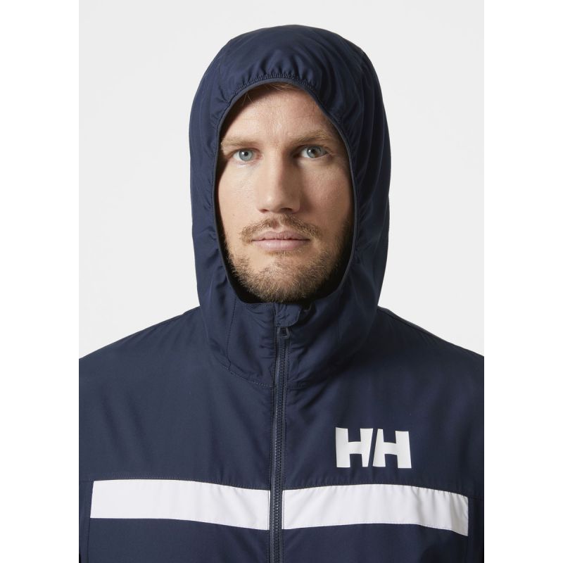 Helly Hansen Salt Striped Windbreaker JKT M Jacket 34453 597 Clothing/Outdoor/Helly Hansen Your Sports Performance