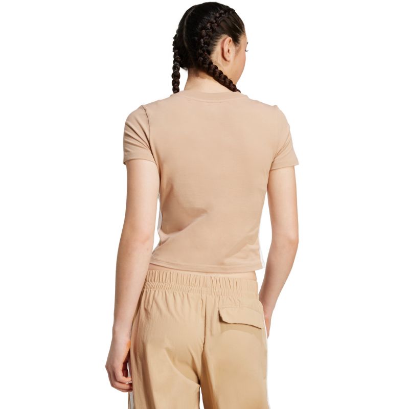 adidas Essentials 3-Stripes Slim Baby W T-shirt JX7588 Clothing/Lifestyle/T-shirts Adidas