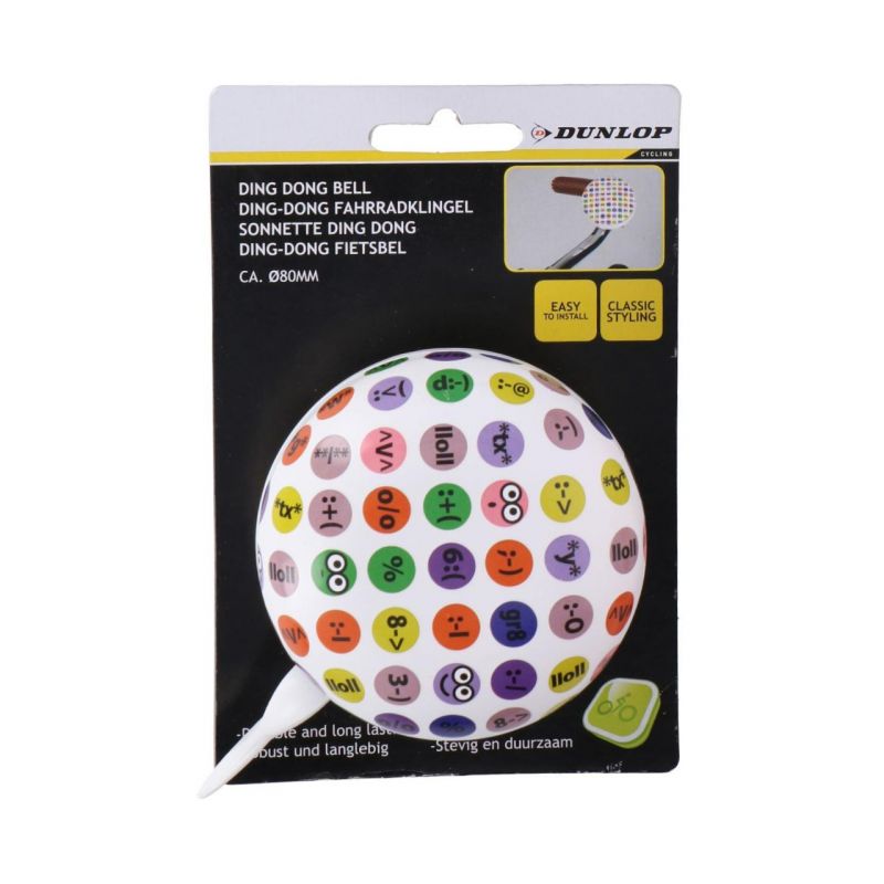 Dunlop Bicycle Bell 80mm 1042275 Accessories/Bicycle/Akcesoria rowerowe Your Sports Performance