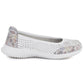Women's leather openwork shoes, white, S.Barski 7036 S.Barski