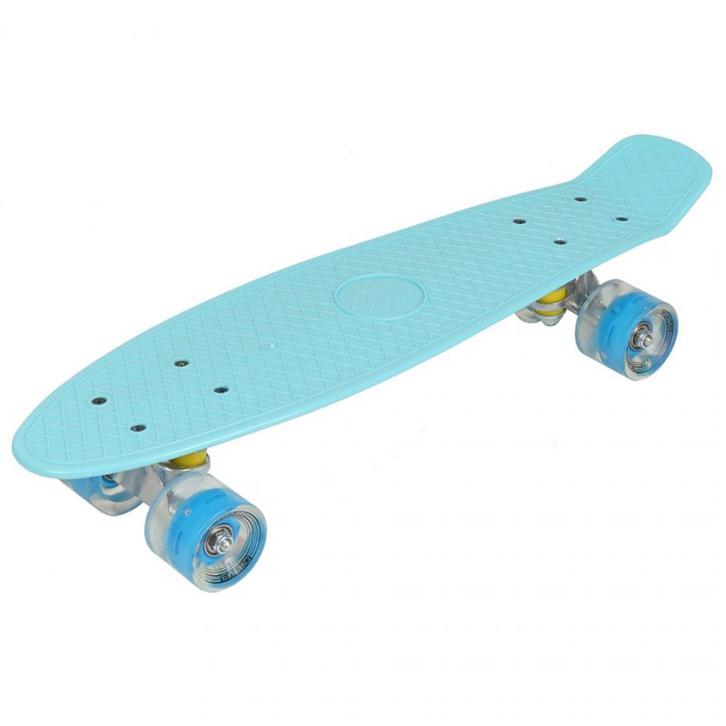 Plastic skateboard 22" Led Enero blue 1007366 Accessories/Skating Your Sports Performance