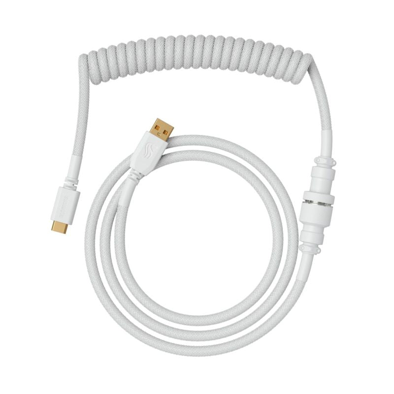Glorious Gaming GLO-KB-ACC-CBL-COIL-GWHT Keyboard/Mouse Cable White 1.4m Kable i adaptery/Kable USB Your Sports Performance