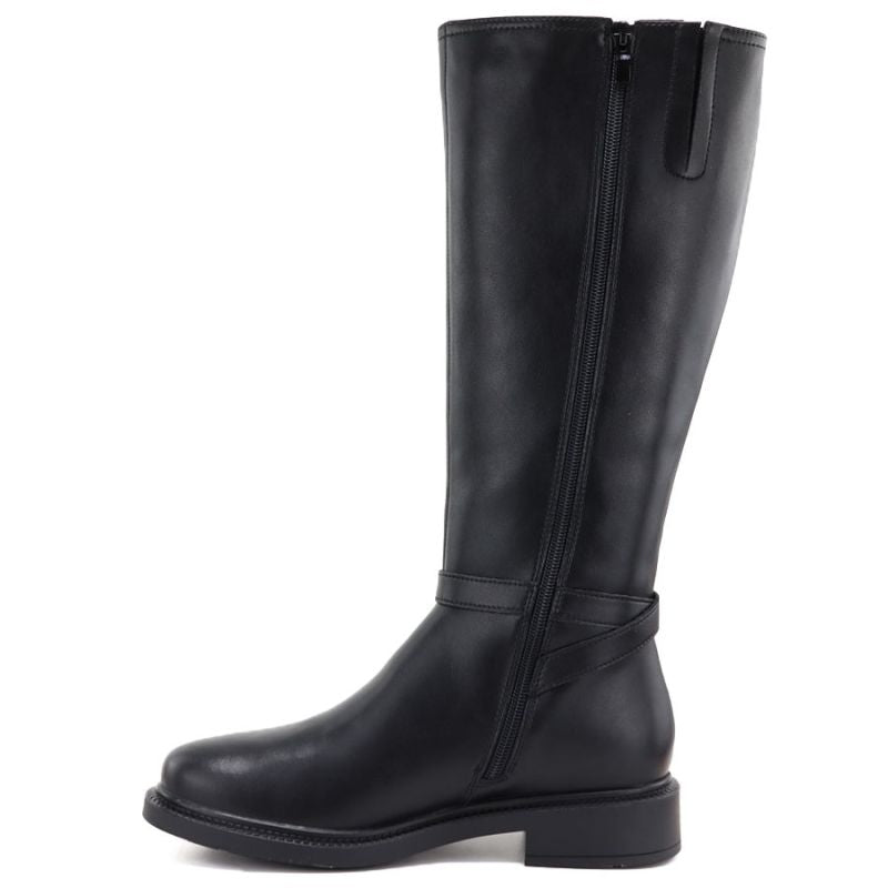 Sergio Leone KZ-32-S black leather women's boots
