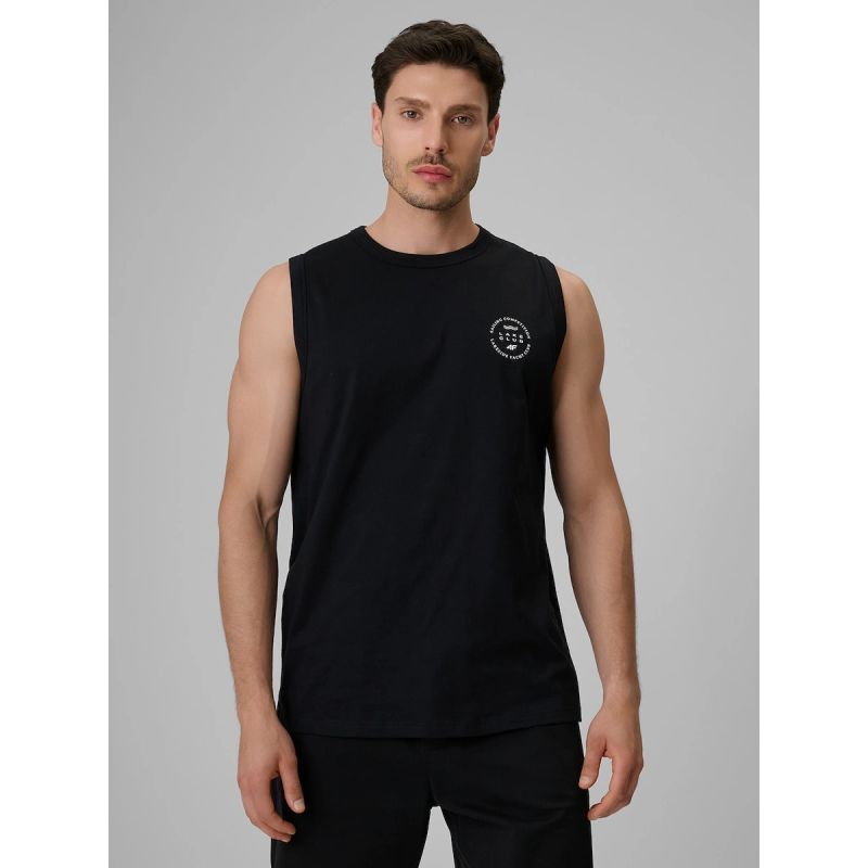 Men's sleeveless relaxed smooth t-shirt 4F 4FRSS26TSLEM330-20S 4f