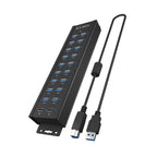 Rajd Sonic - 20-in-1 USB HUB with power supply, on/off button and mounting brackets Akcesoria GSM/Uchwyty Your Sports Performance
