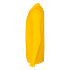 Men's Pique Polo LS Polo Shirt (Yellow) In preparation Your Sports Performance