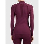 Seamless thermal ski underwear with quick-drying finish – women’s long-sleeve top 4F 4FWAW26USEAF324-60S