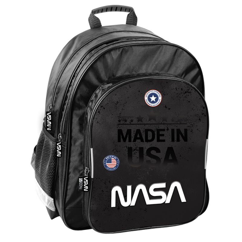 PASO x NASA black school bag - PP23SA-090 Akcesoria i sprzęt koszykarski/Torby i plecaki Your Sports Performance