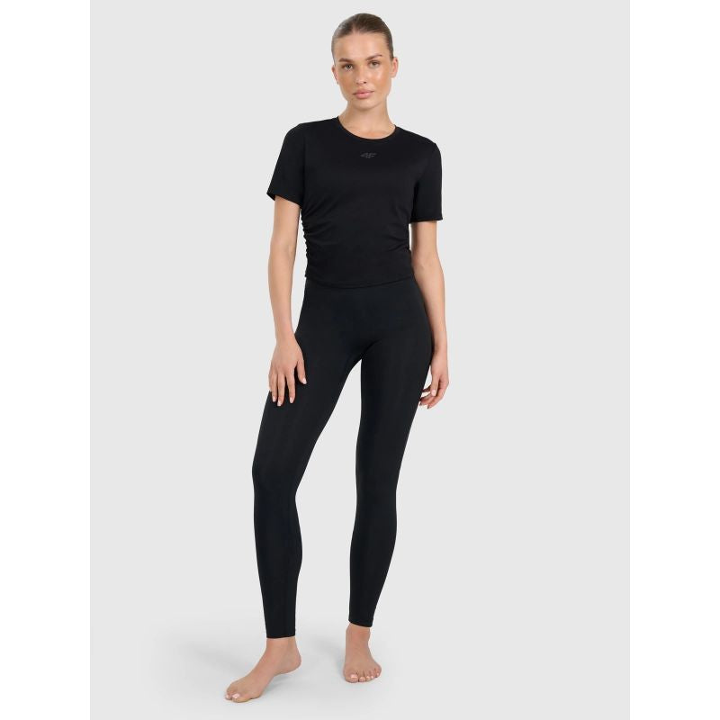 Women's quick-drying yoga and pilates top 4F 4FWAW25TFTSF1524-20S 4f