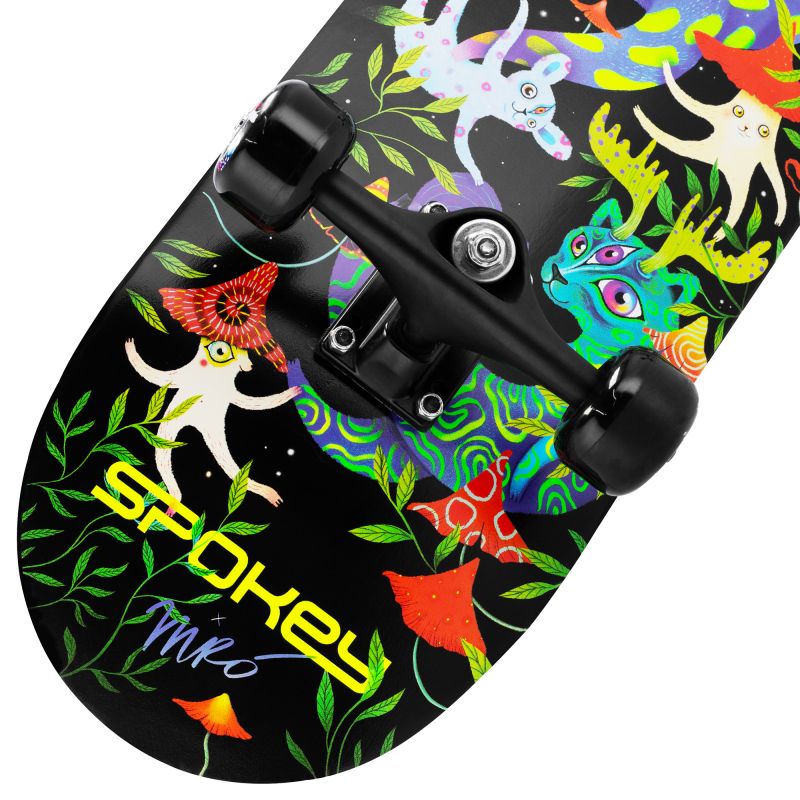 Spokey skateboard with glowing graphics Ollie SPK-942542 Accessories/Skating Your Sports Performance