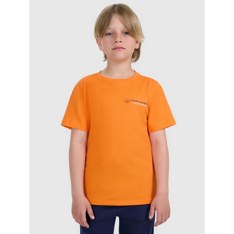 Boy's regular printed T-shirt 4F 4FJWAW25TTSHM2415-70S *Kategoria tymczasowa Your Sports Performance