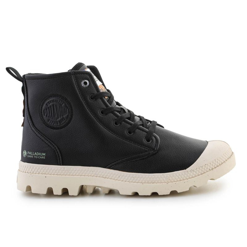 Palladium Pampa Hi Re-Vegan Leather U shoes 74378-008-M Black Footwear/Lifestyle/Palladium Your Sports Performance