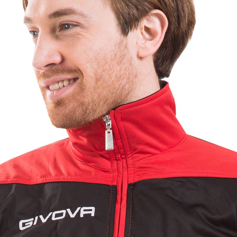 Tracksuit Givova Tuta Visa TR018 1210 red/black Clothing/Football/Mężczyźni/Joma Givova