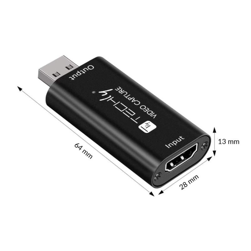 TECHLY GRABBER HDMI HDMI CAPTURE CARD 108 Kable i adaptery/Adaptery, przejściówki Your Sports Performance