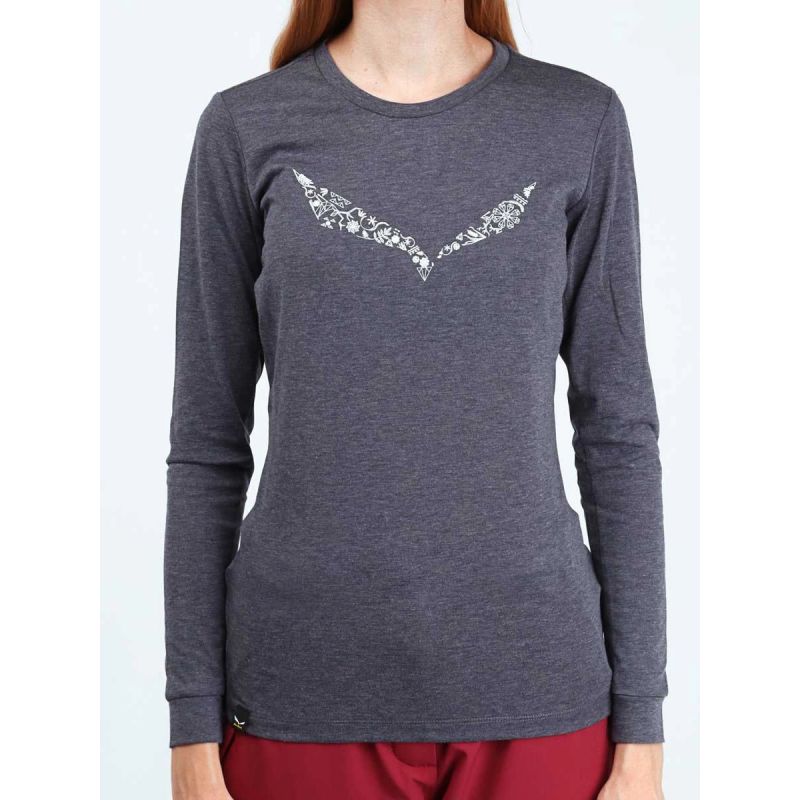 Salewa Solidlogo Dry WL/S Tee 27341-3986 Clothing/Outdoor/Salewa Your Sports Performance