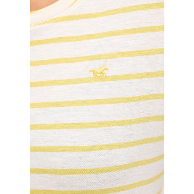 Mustang women's striped T-shirt WINONA 1017488 12844 Mustang