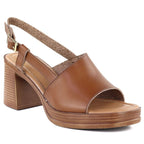 Women's brown high-heel sandals Potocki 54324 To be categorized Your Sports Performance