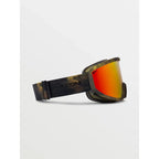 Volcom Footprints Women's/Men's Snowboard Ski Goggles Winter Red (VG0622303) Accessories/Skiing/Gogle/Volcom Your Sports Performance