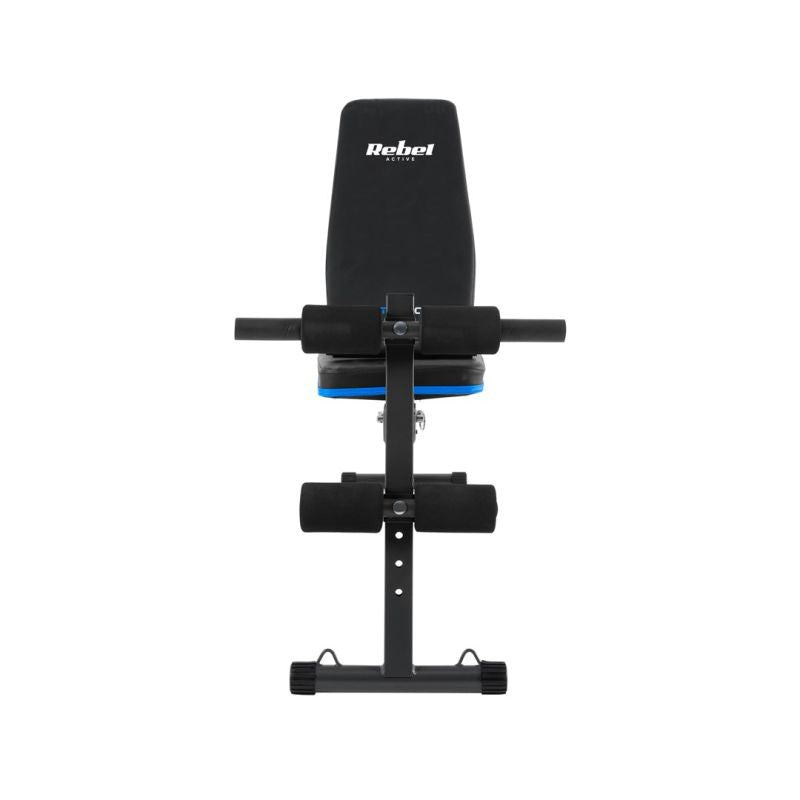 Inclined training bench with leg locks and rubber bands REBEL ACTIVE RBA-2003 To be categorized Your Sports Performance