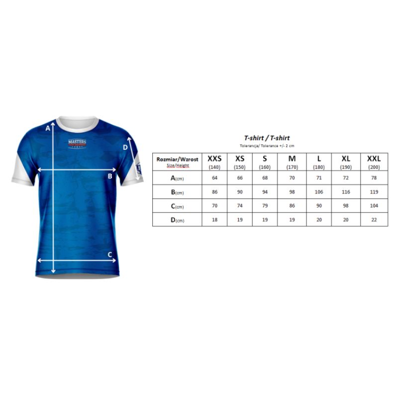 MASTERS Training T-Shirt (WAKO APPROVED) In preparation Your Sports Performance