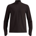 Men’s Odlo Mid layer 1/2 zip ESSENTIAL THERMAL half-zip top, brown