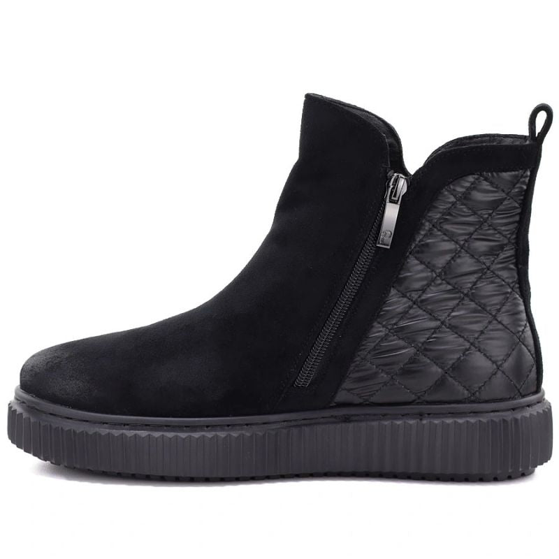 Women's insulated black ankle boots Potocki Z25-JE19365