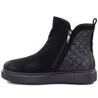 Women's insulated black ankle boots Potocki Z25-JE19365