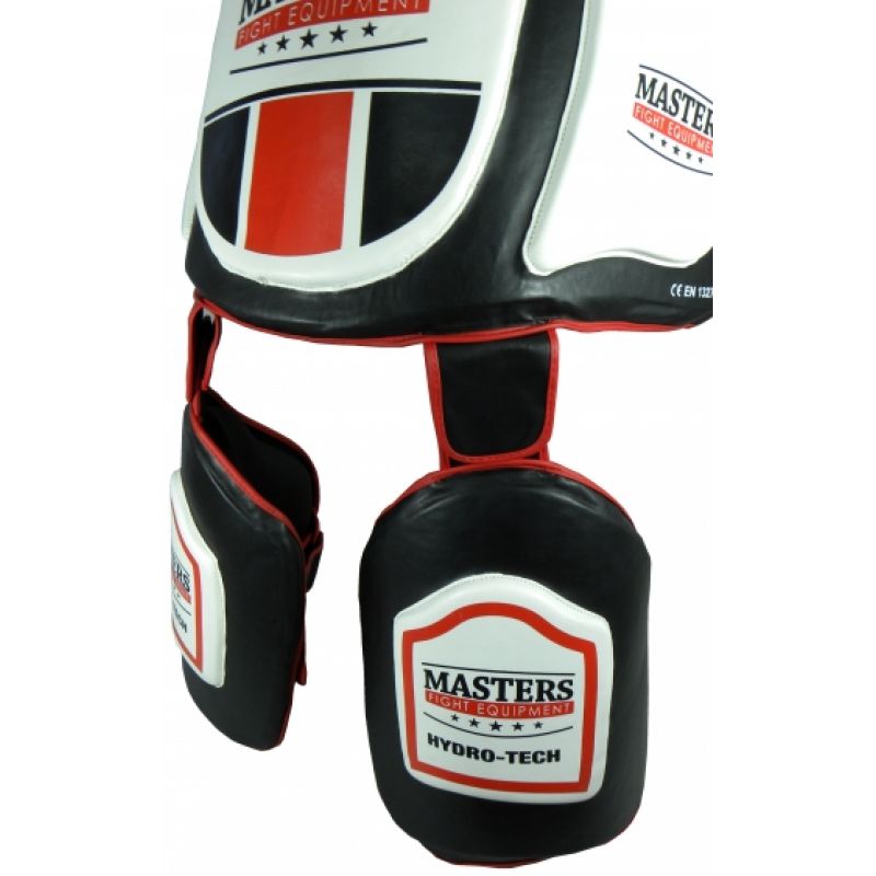 (W) Abdominal and thigh protector OBU-4 white and black In preparation Your Sports Performance
