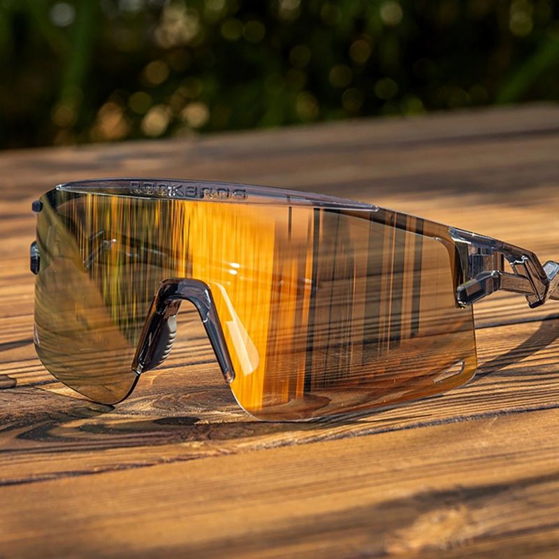 Rockbros Photochromic Cycling Glasses with UV Protection and Corrective Insert - Transparent Black Import z Action/Rowery i akcesoria/Okulary Your Sports Performance