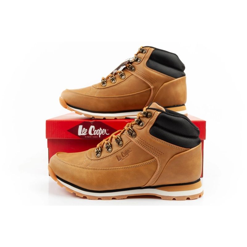 Lee Cooper men's winter hiking boots, insulated, ankle-high, brown In preparation Your Sports Performance