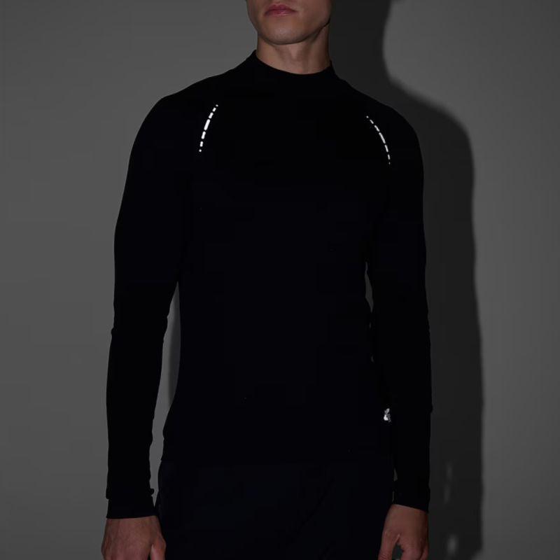 Men's longsleeve t-shirt 4F M417 deep black 4FWAW25TFLOM417 20S In preparation Your Sports Performance